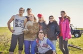 30 метров под землей. Молодежь Агаповского района поздравила россиян из пещеры Вдохновение